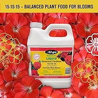Vista 4 de Fertilizante de geranio de EZ-GRO 15-15-15 es un alimento vegetal para todas las plantas de geranio