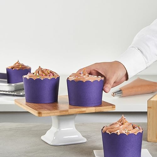 Miniatura 416 de Restaurantware Panificio Premium - Taza de papel Kraft de 10 onzas para hornear, tazas de papel para hornear, perfectas para magdalenas, cupcakes