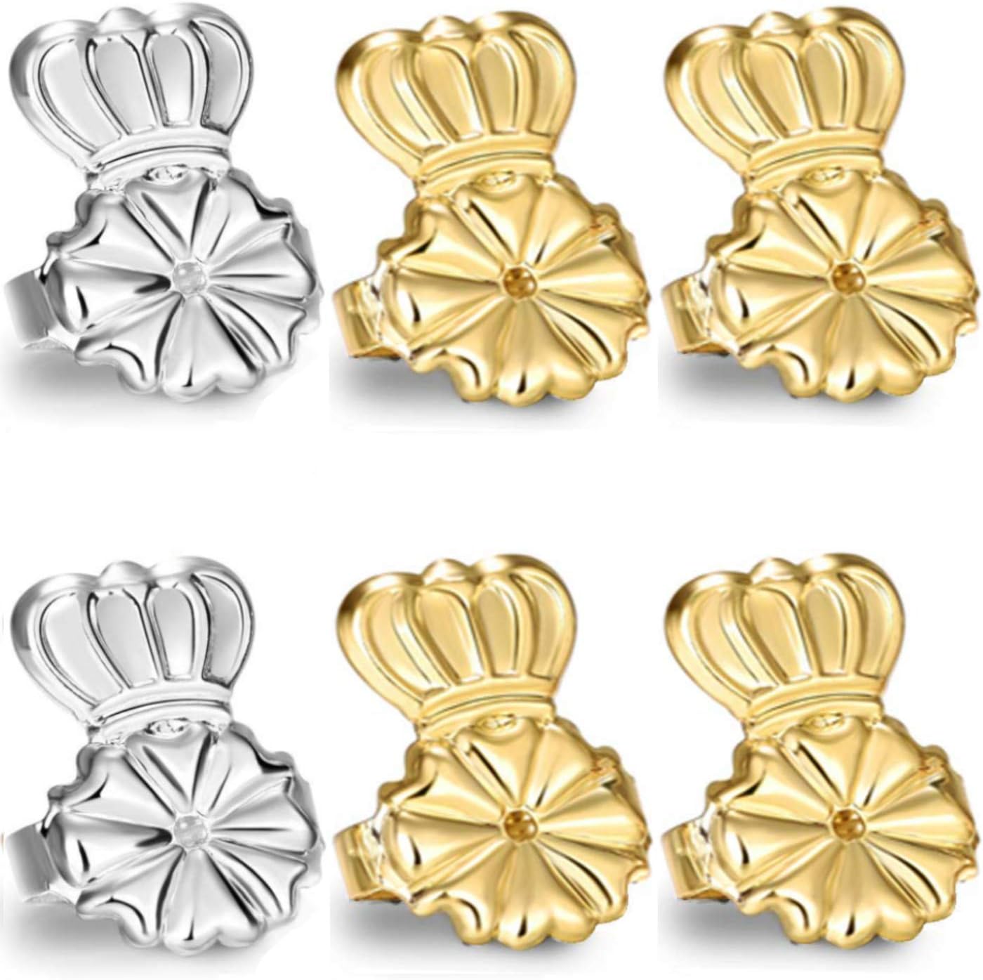 Original Magic Earring Backs for Droopy Ears | Earring Lifters for Heavy Earring | Earing Lifter Backs BAX | Earlobe Secure Clear Miracle