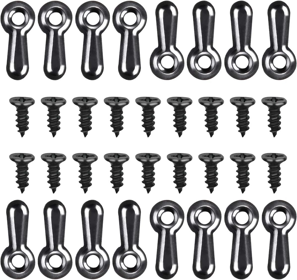 80 Pcs Picture Frame Turn Button Fasteners BOYIDEW 40Pcs