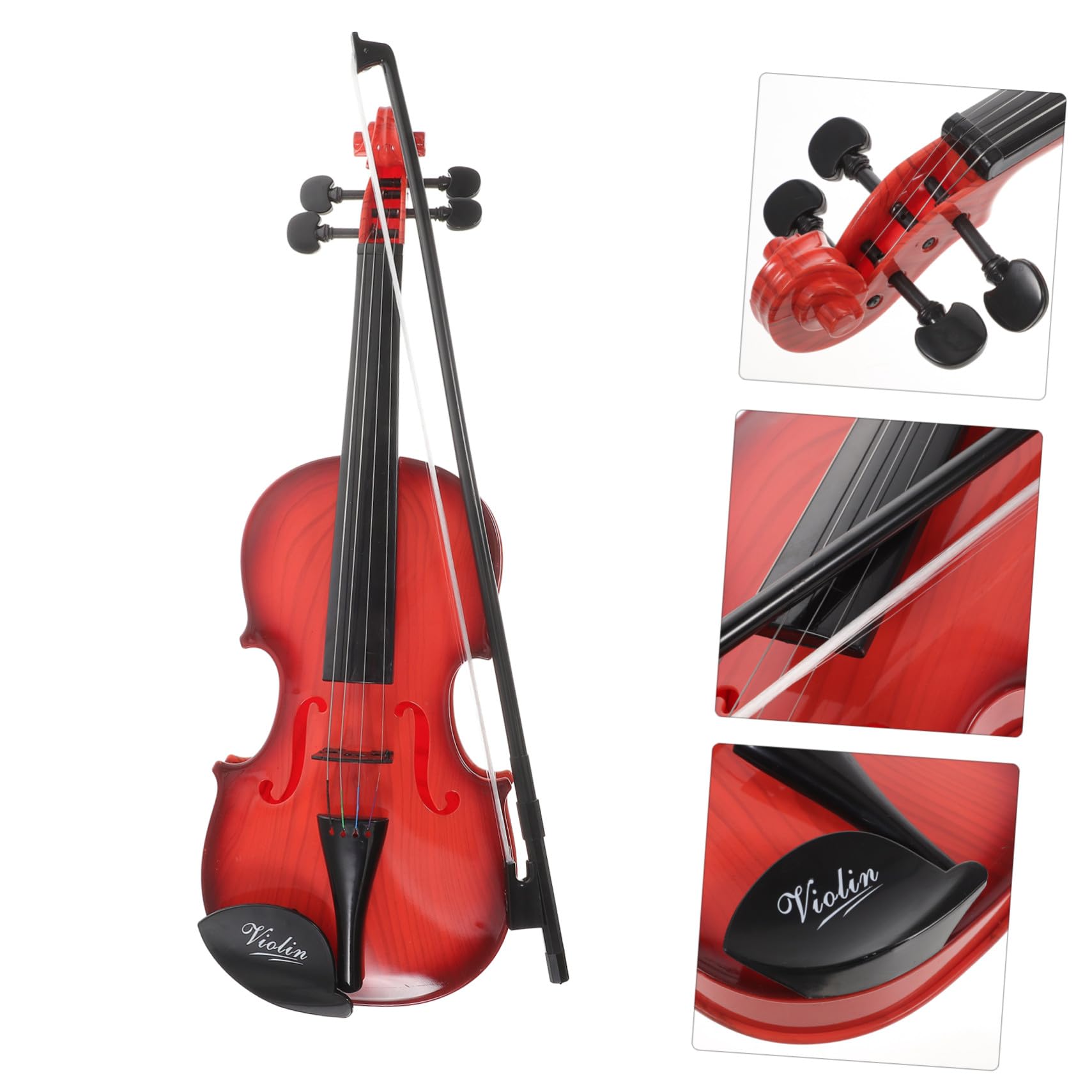 Kids Violin Toy in Plastico, Strumento Musicale a Forma di Violino | Festa Scuola Decor, Giocattoli Musicali per Educazione Musicale e Compleanno, Accessori Vio