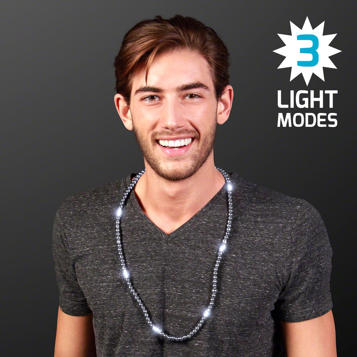 Comedy Tragedy Masks Mardi Gras Beads Party Favor Necklace