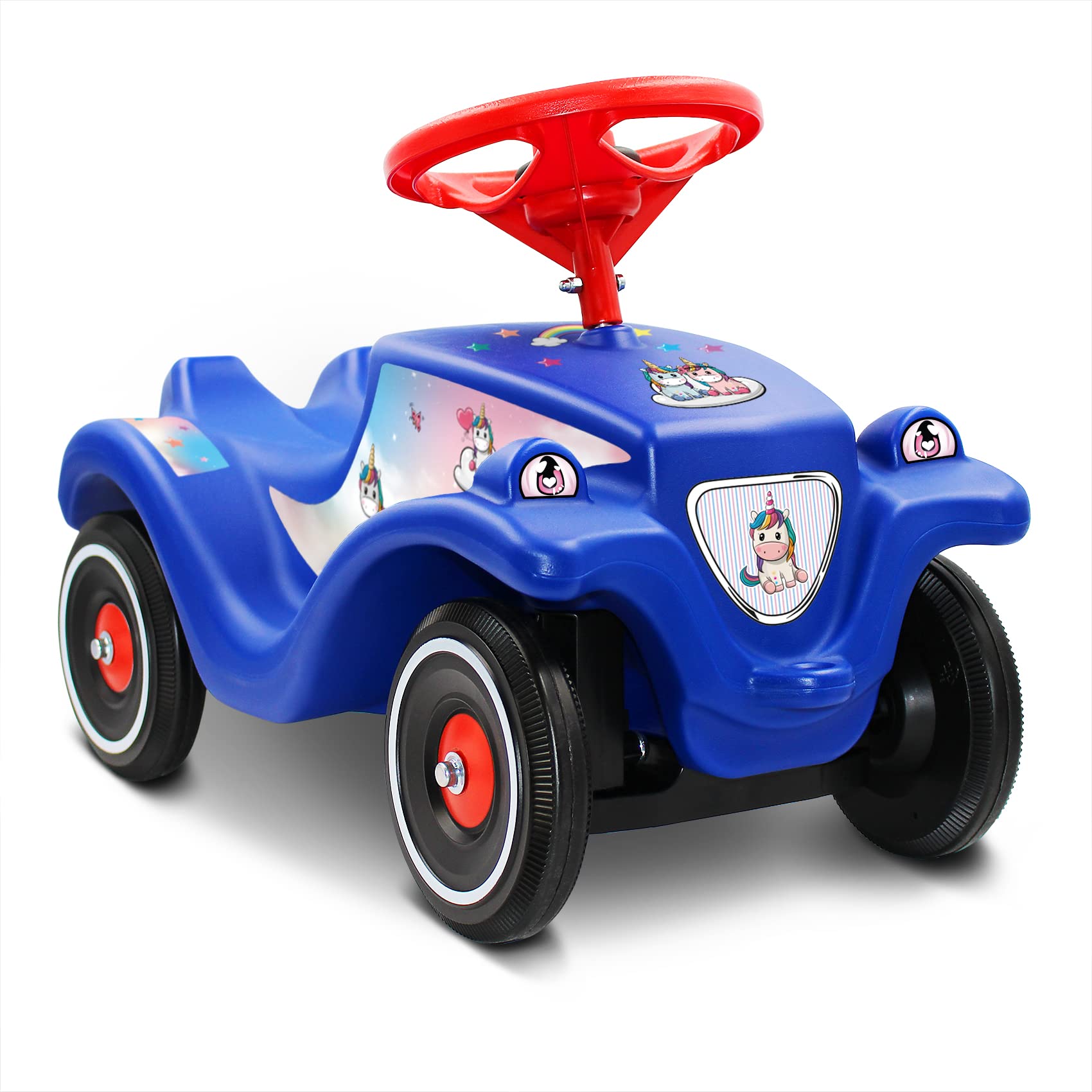 Finest Folia Sticker Set Compatible with Big Bobby Car Classic Sticker for Children's Vehicle Slide Car Toy Car Design Film for Girls Boys R194 (14 Unicorns)