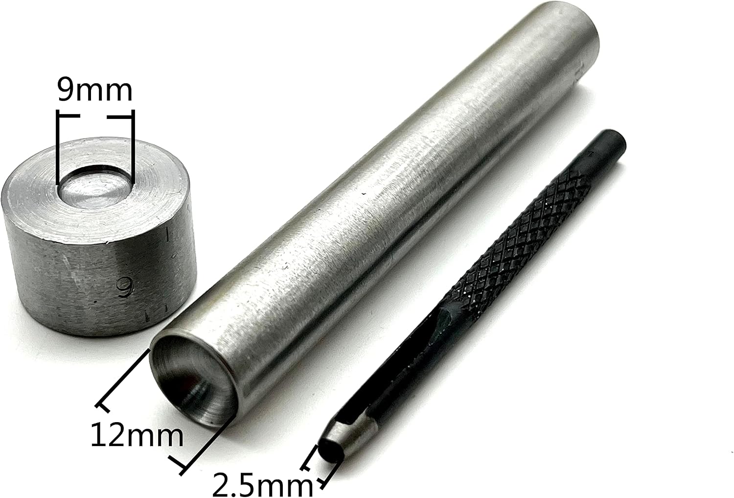Dome Riveted Double Cap Rivet Studs Leather Rivet Setting Tools Installation Tool Diameter 12mm S58