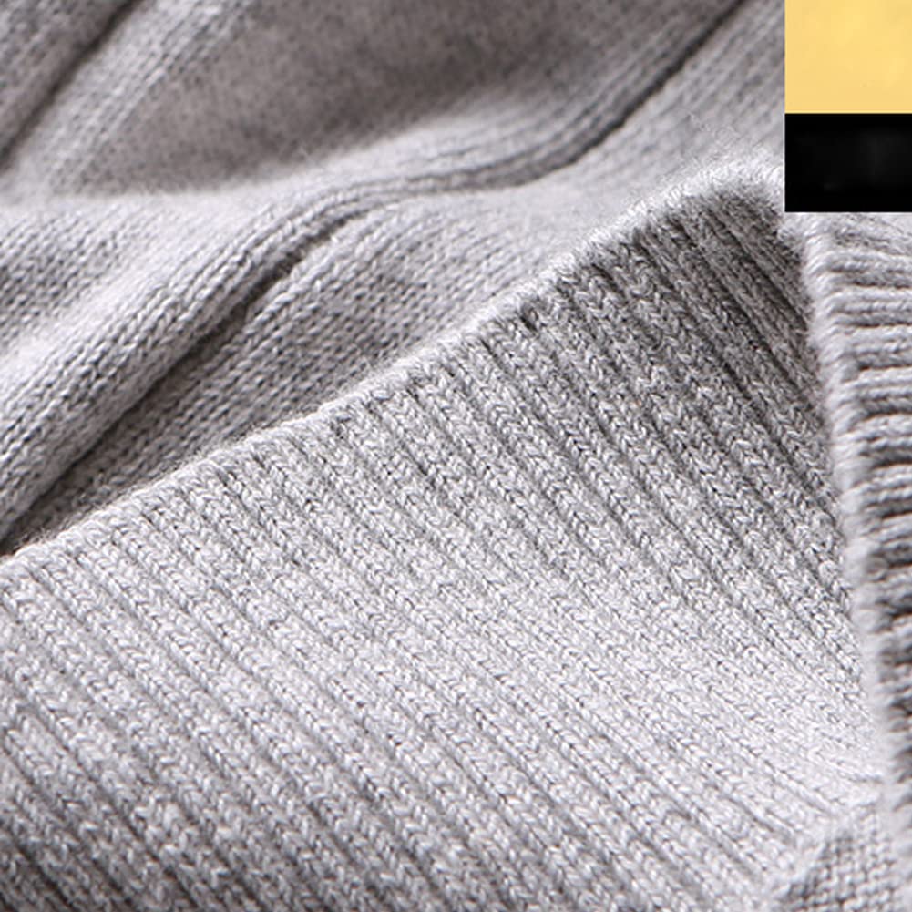 Pulls sans Manches Homme Pull à col-V Tricoté Gilet Élégant