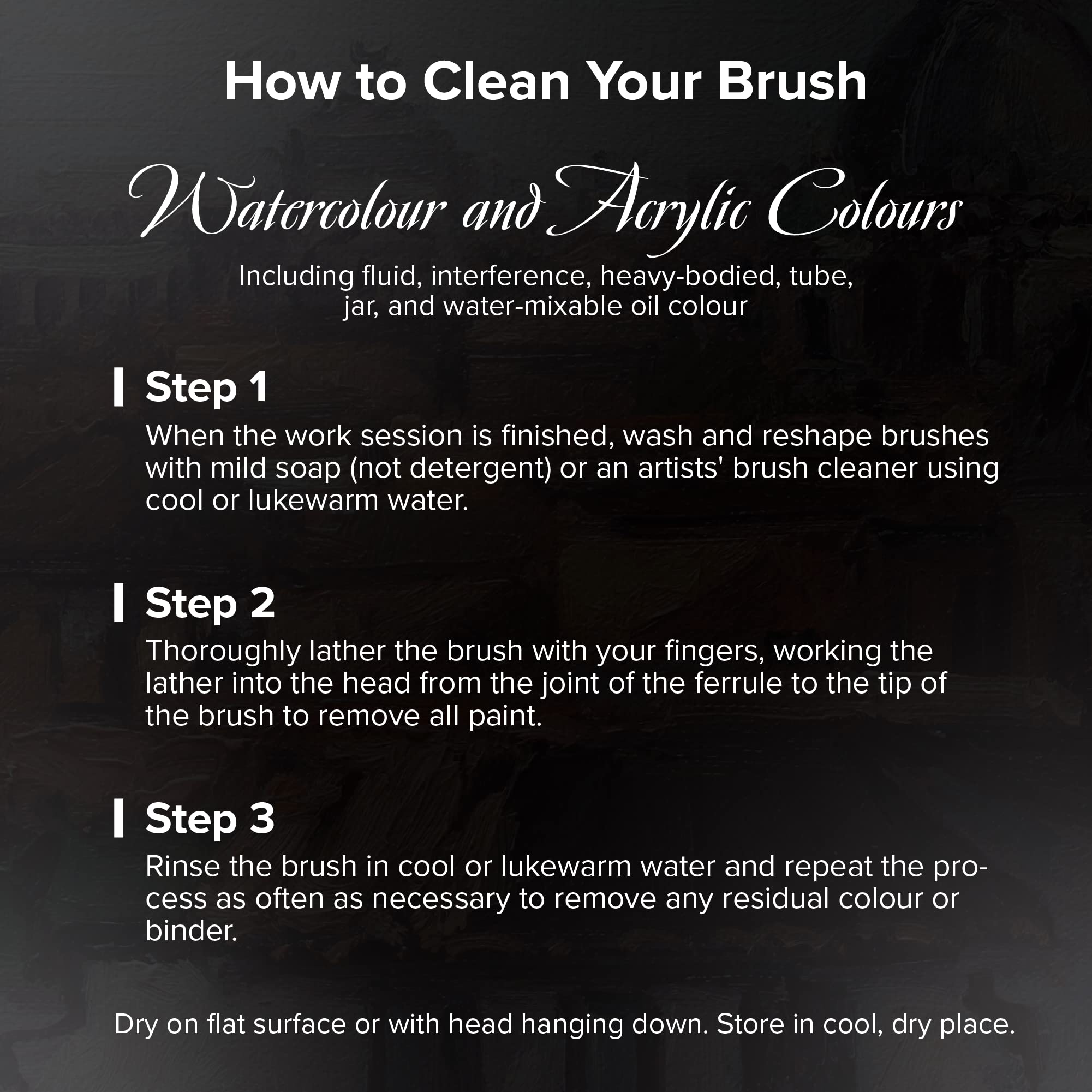 Silver Brush Limited WC-3124ST Black Velvet Voyage Master Travel Set for Watercolor, Gouache, Inks, & Dyes, Set of 4, Sizes 2, 4, 6, and 8 Round Paintbrushes, Short Handle: 3 Pc Master Watercolor Set