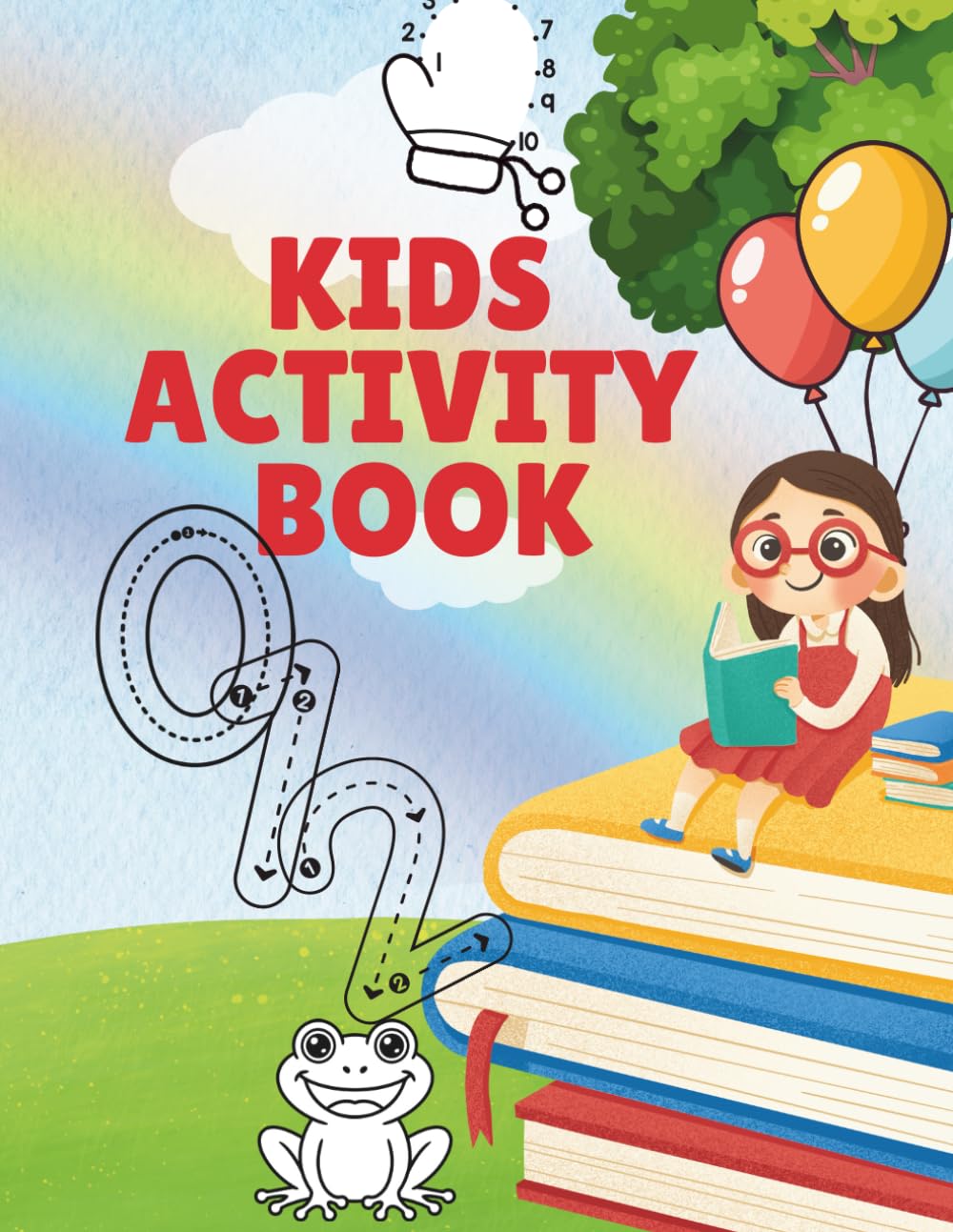 kids Activity Book: English And Math Writing Activity Book For Children