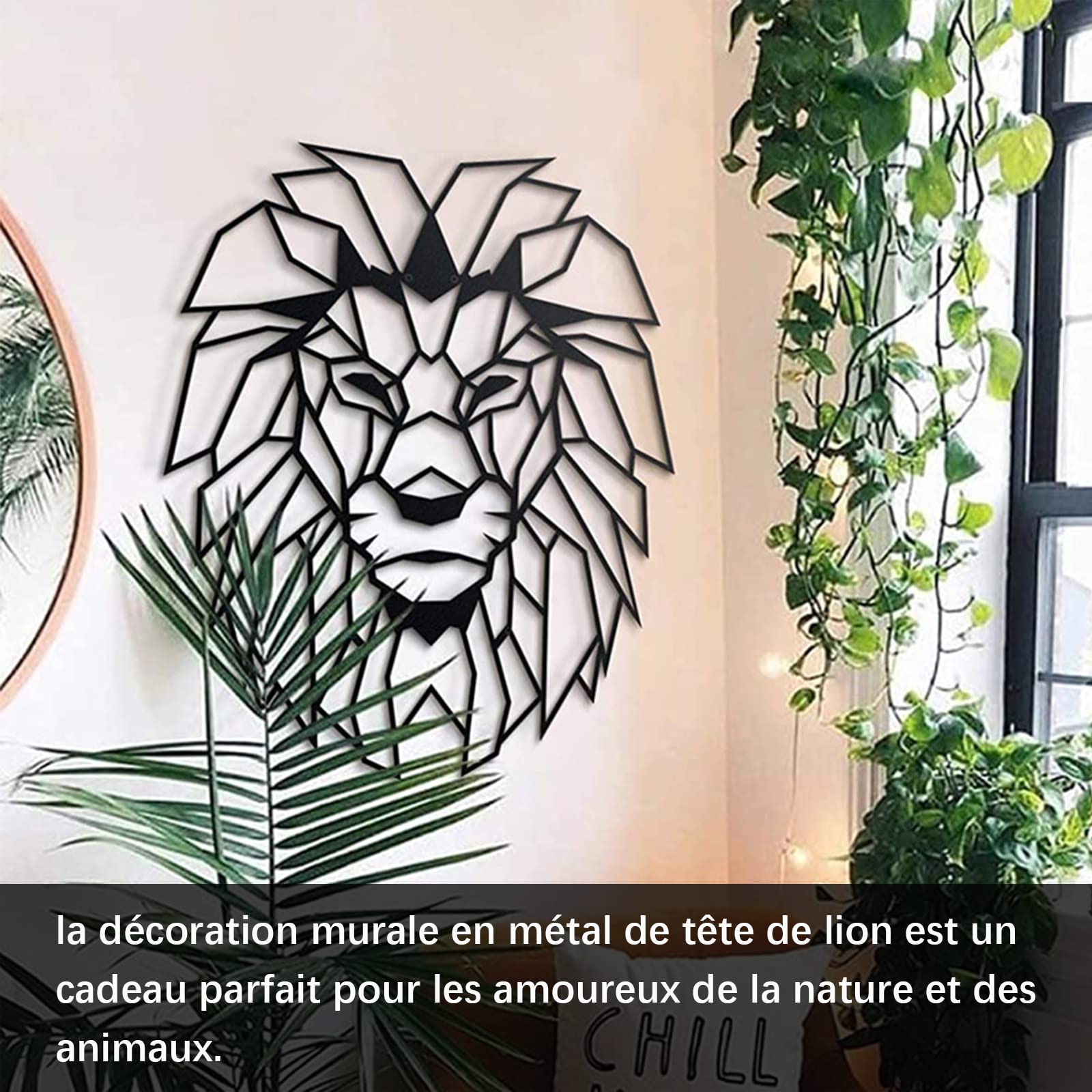 その他 Etain decoration murale CREATCABIN Dragon Metal Wall Decor Black Iron Wall Art