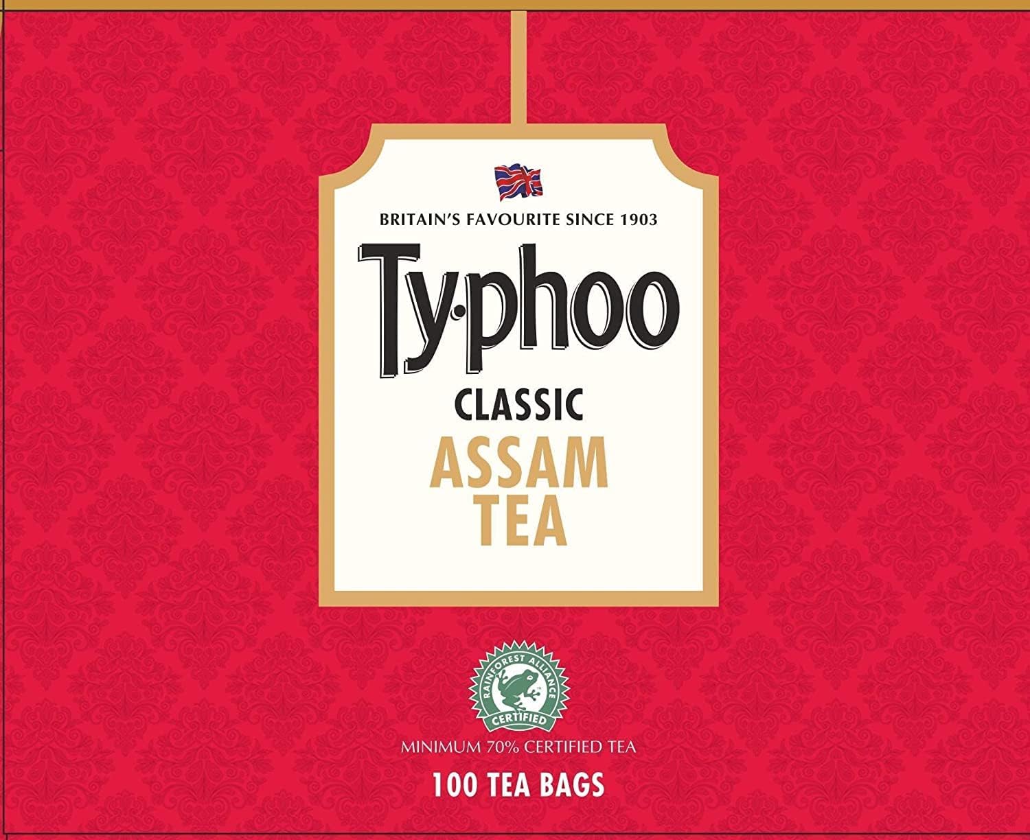 Typhoo Tea Bag Assam Classic, 100pcs