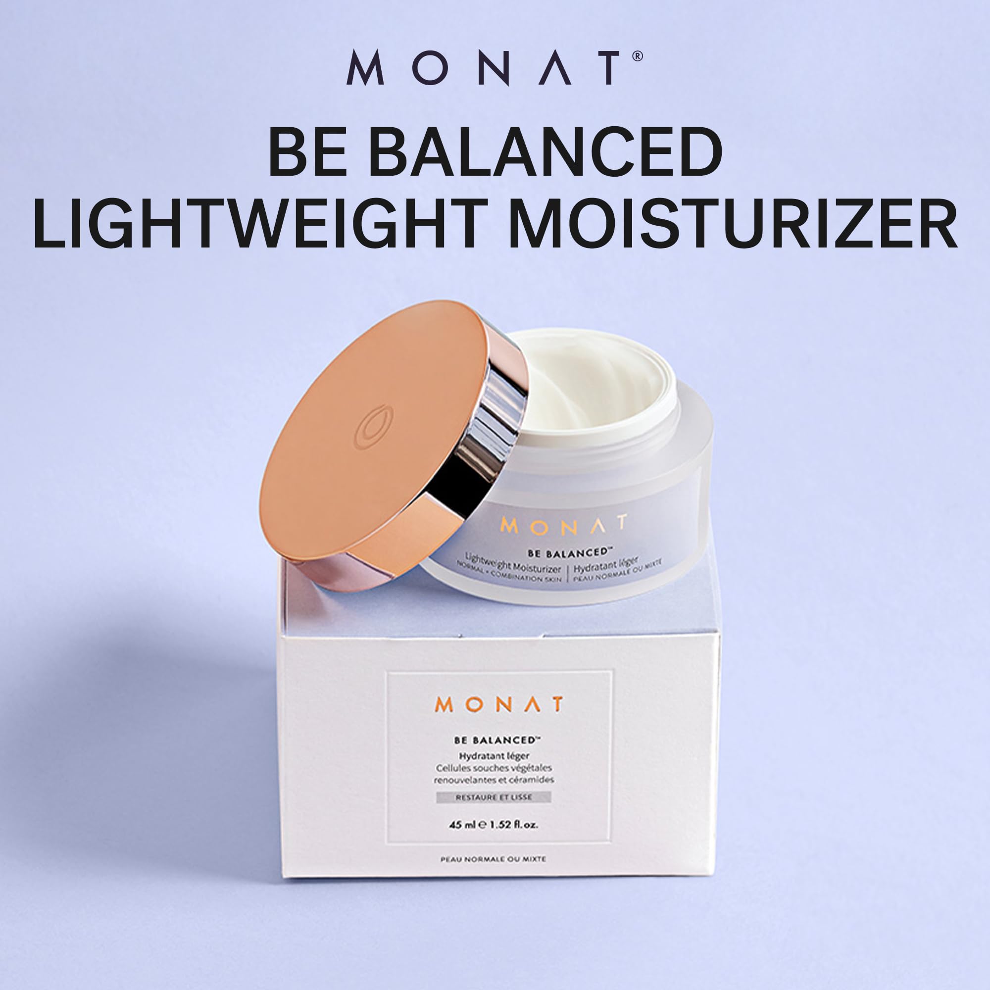 MONAT Be Balanced Lightweight Hydrating Face Moisturizer with Hyaluronic Acid