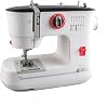 519 Dual Thread Sewing Machine with Foot Pedal, 12 Stitch Portable Sewing Machine for beginners, 30.5x13x25.5cm, White