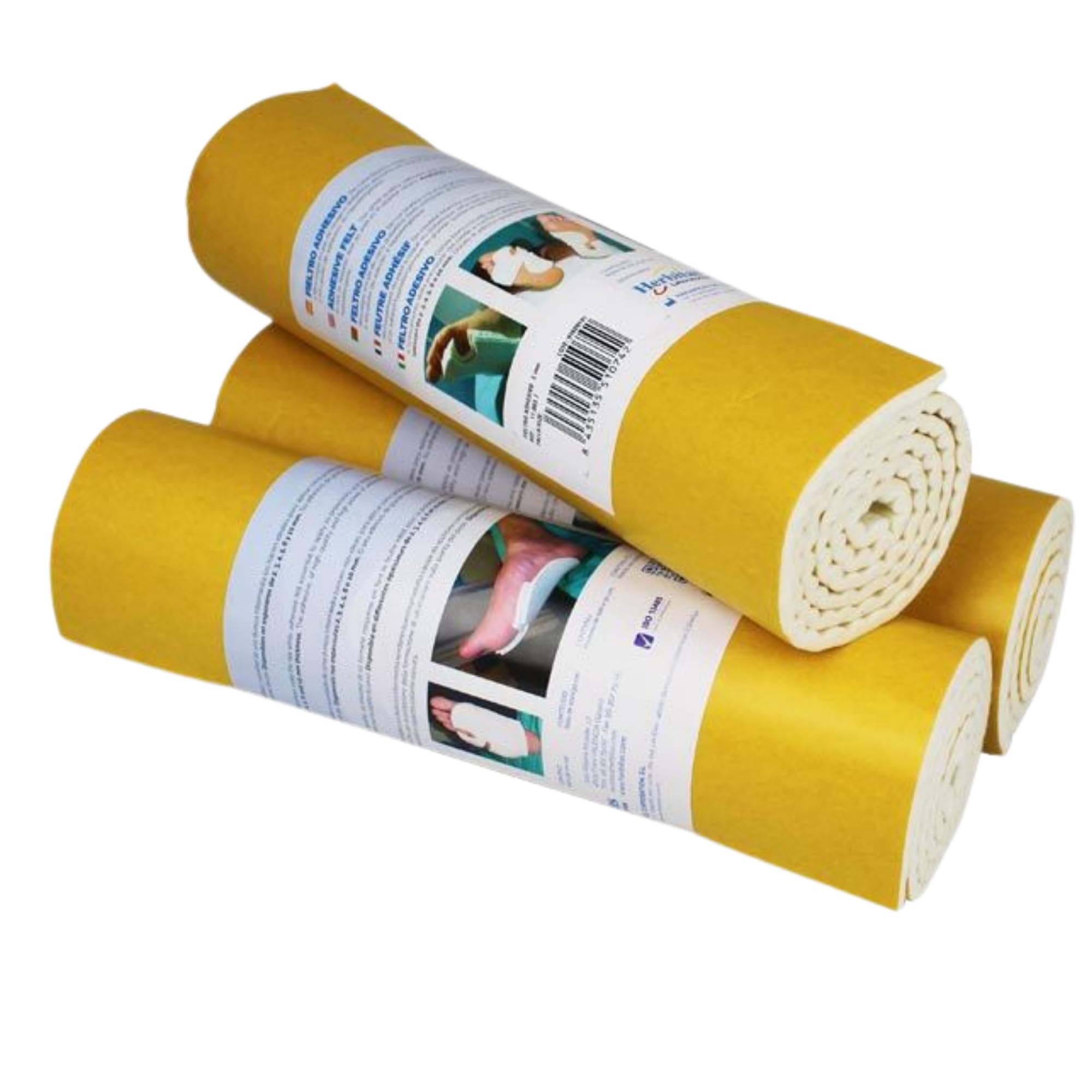 Fieltro Adhesivo Podológico Herbitas 5mm Protección Plantar Antirozaduras Recortable Autoadhesivo 1 Unidad