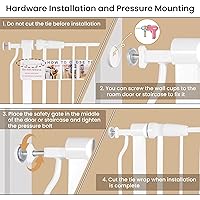 Vista 8 de BalanceFromPuerta de seguridad de Fácil caminata para puertas y escaleras con características de cierre automático / de espera, tamaños múltiples