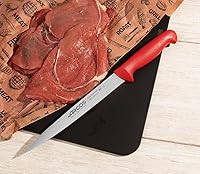 Vista 6 de Arcos Cuchillo de filete de acero inoxidable nitrum de 7 pulgadas. Mango ergonómico de polipropileno y hoja de 7.480 in. Cuchillo afilado