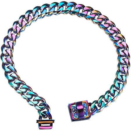 iridescent dog collar