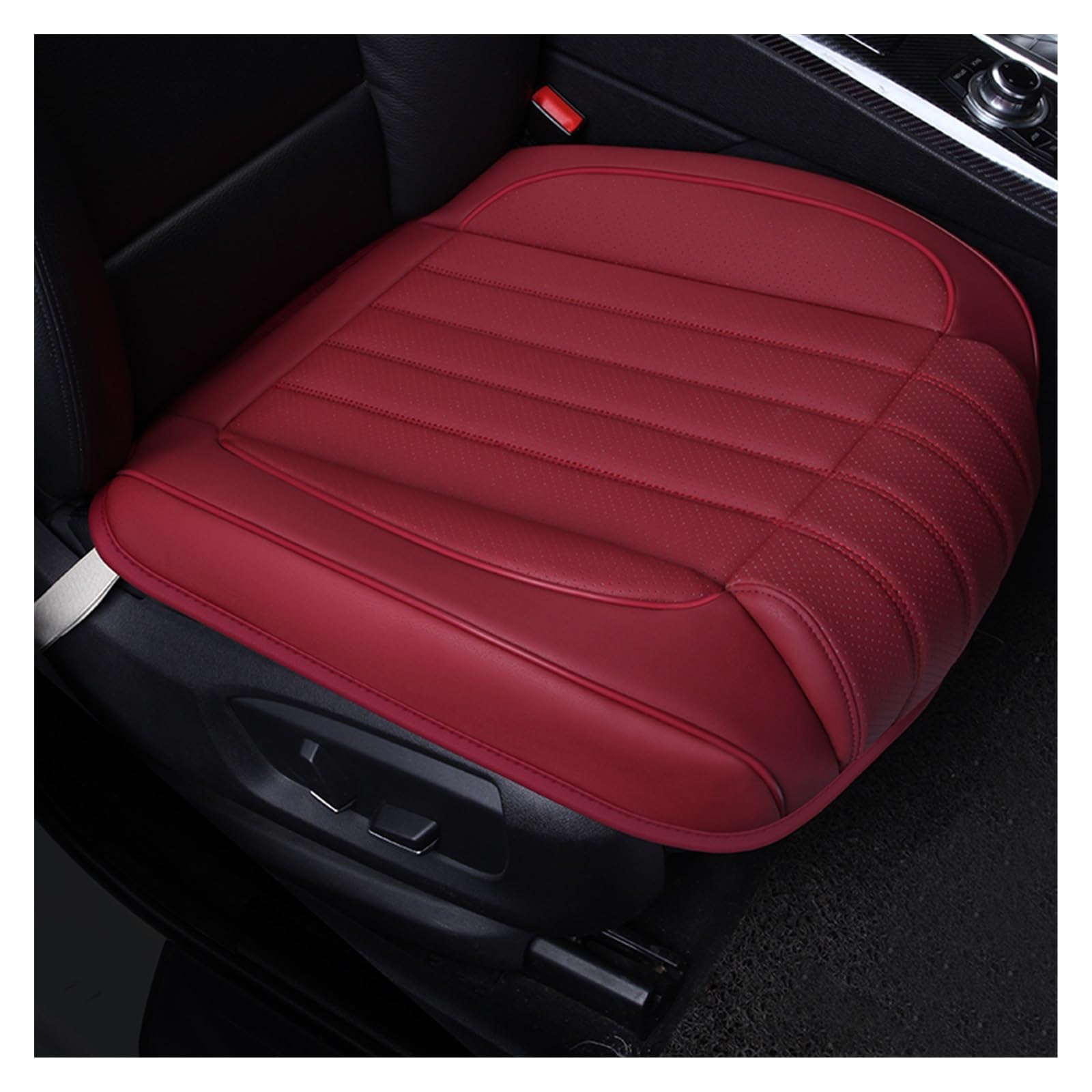 通気性のある穴のある車のシートカバー PUフロントクッション 滑り止め