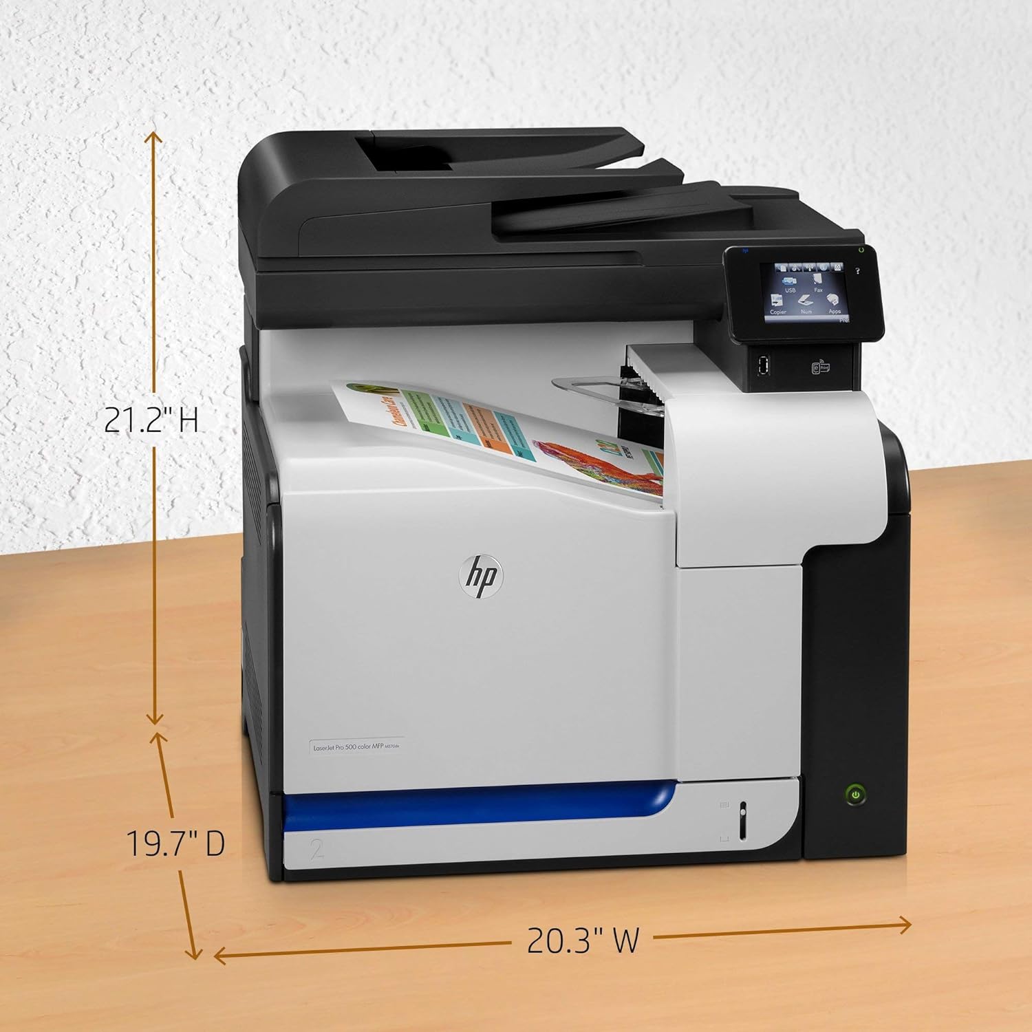HP LaserJet Pro 500 color MFP M570dn (CZ271A) (Renewed)