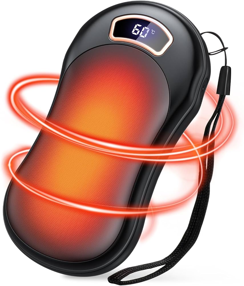 ソ　電気カイロ　使用時間7〜14時間　冷え性　寒さ対策　USB充電　ホワイト Amazon | SAMONIC 充電式カイロ 電気カイロ 12000mAh大容量 21階段温度