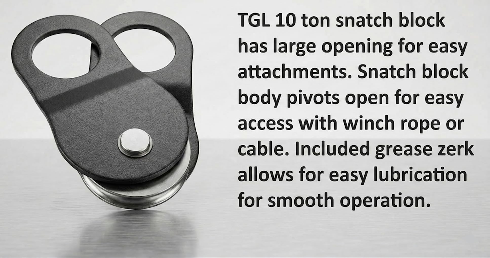 TGL 3 inch, 8 Foot Tree Saver, Tow Strap with 2-Pack D Ring Shackles and 10 Ton Snatch Block