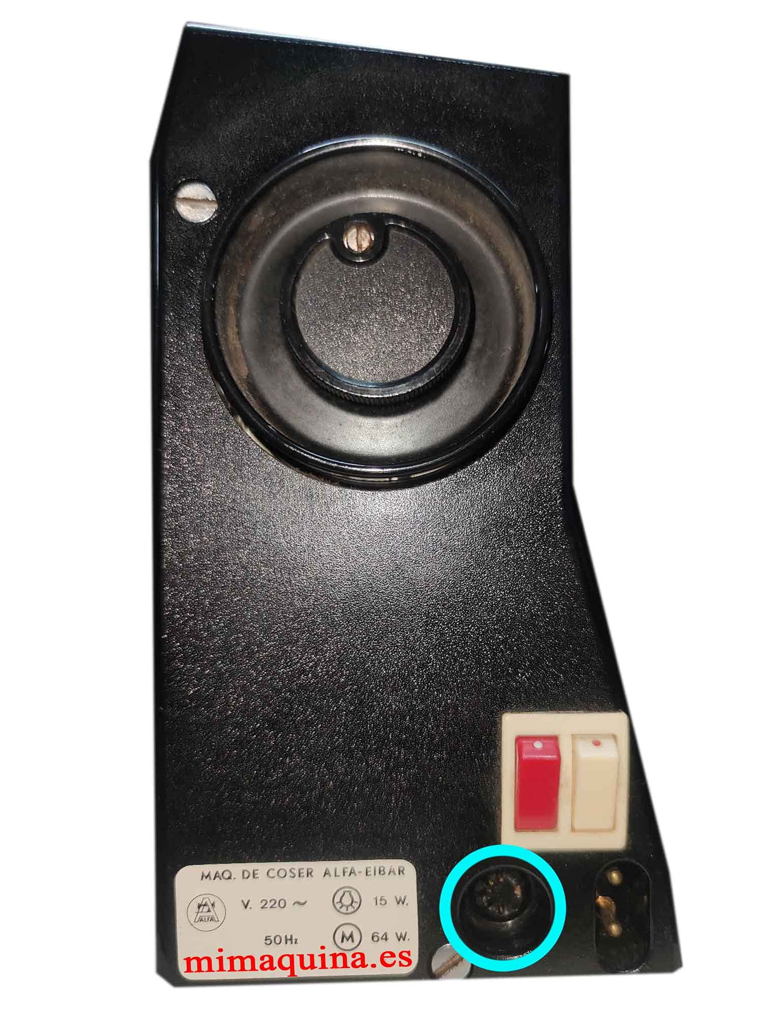 Alfa 3940 Pedal electrónico Maquina de Coser 5 Pines