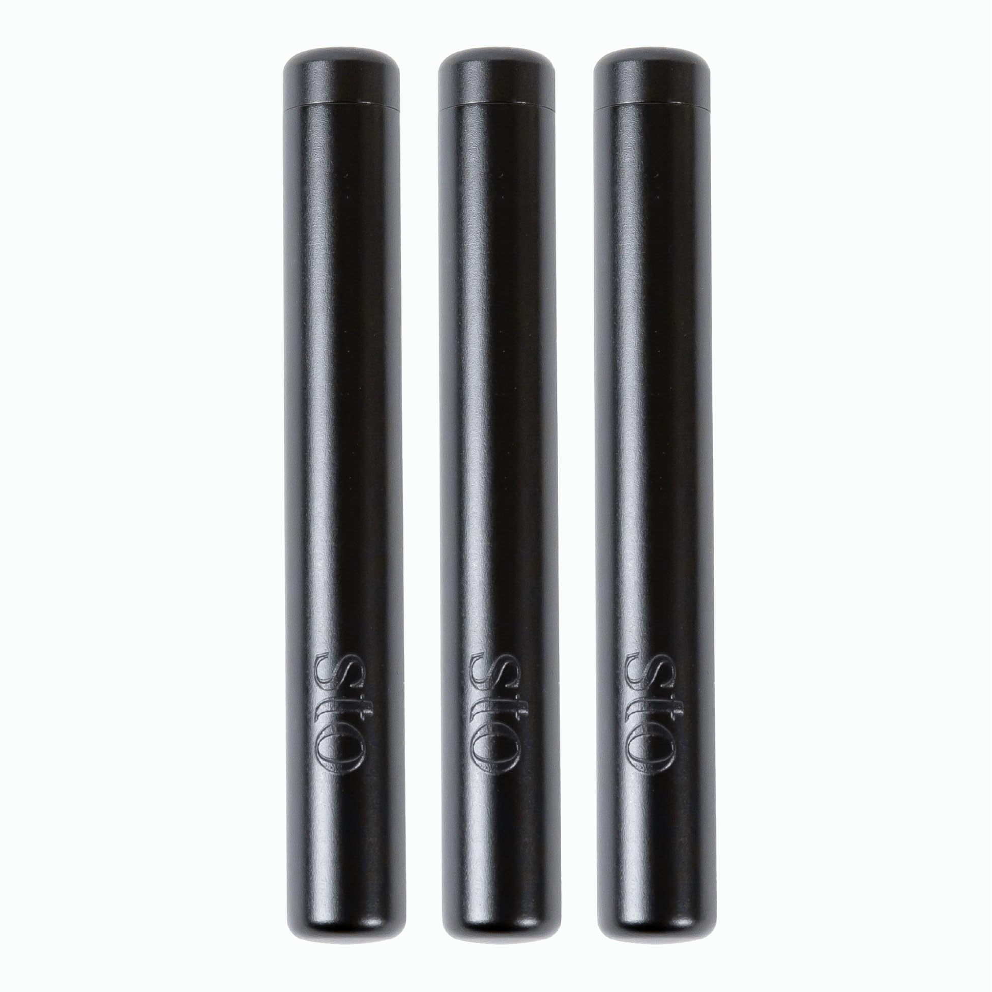 STO - 4.5 Inch Long - Metal Air Tight Tubes, 3 Pack