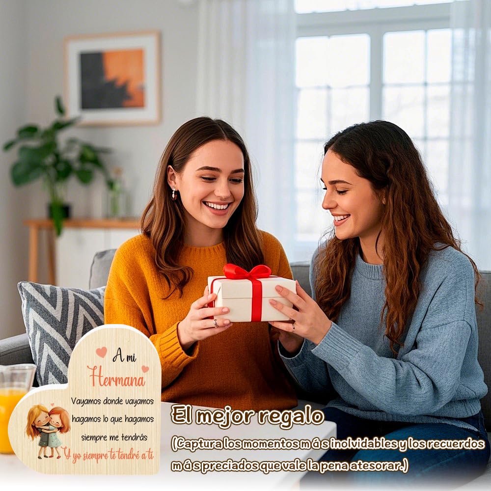 Regalo Hermana Vasos de Agua Regalos para Hermanas Cumpleaños Originales Ideas Calendario de Adviento Navidad Reyes San Valentin
