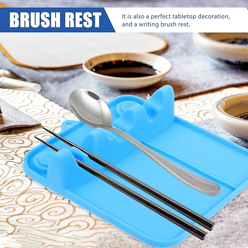 Miniatura 7 de Hemoton Estante de cocina, utensilios de cocina, soporte para espátula, accesorios de cocina, pequeños electrodomésticos, utensilios de cocina,