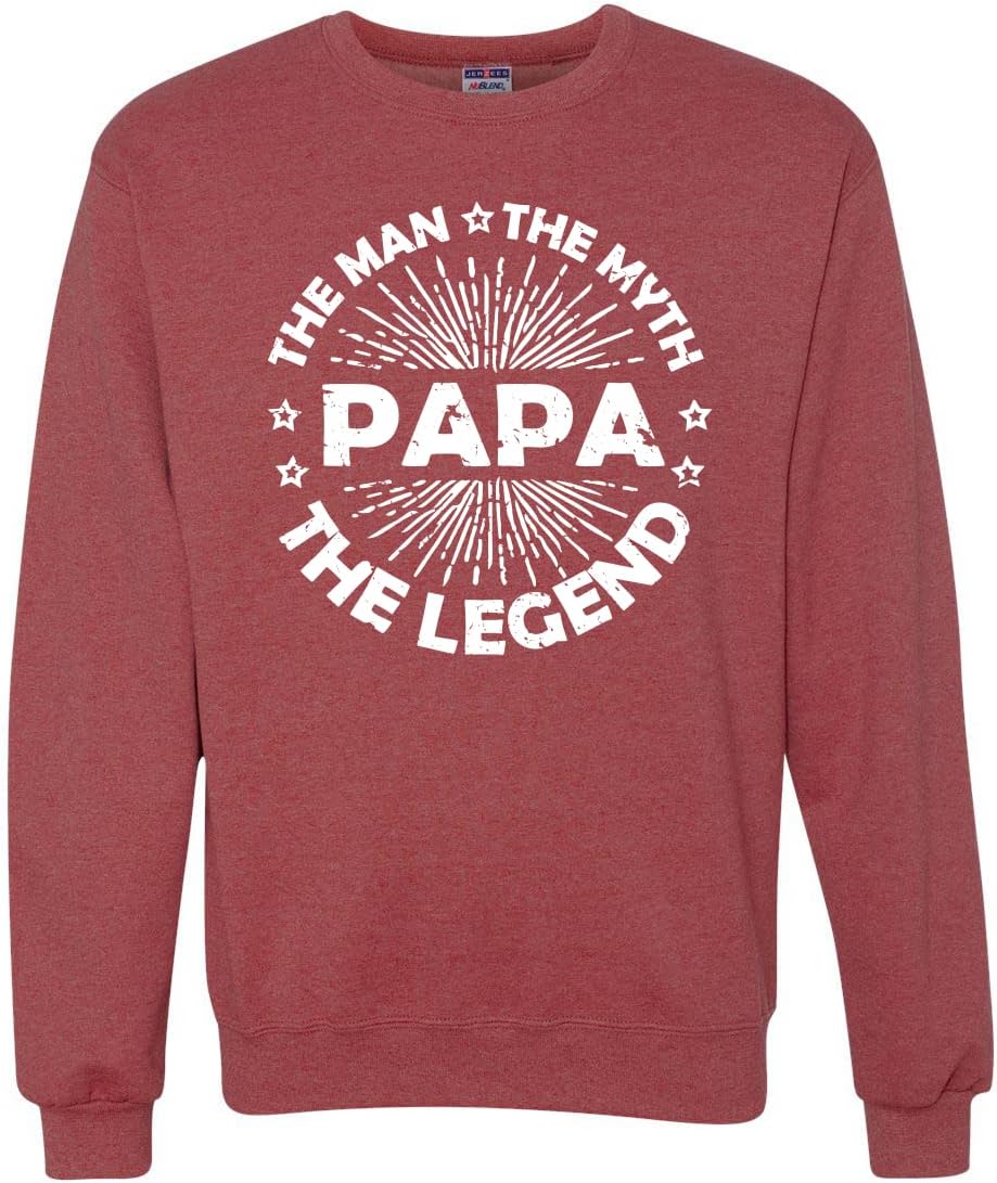 Wild Bobby Dad Man Myth Legend Funny Dad Uncle Papa Granpa Dad Gift Father's Day Unisex Crewneck Graphic Sweatshirt