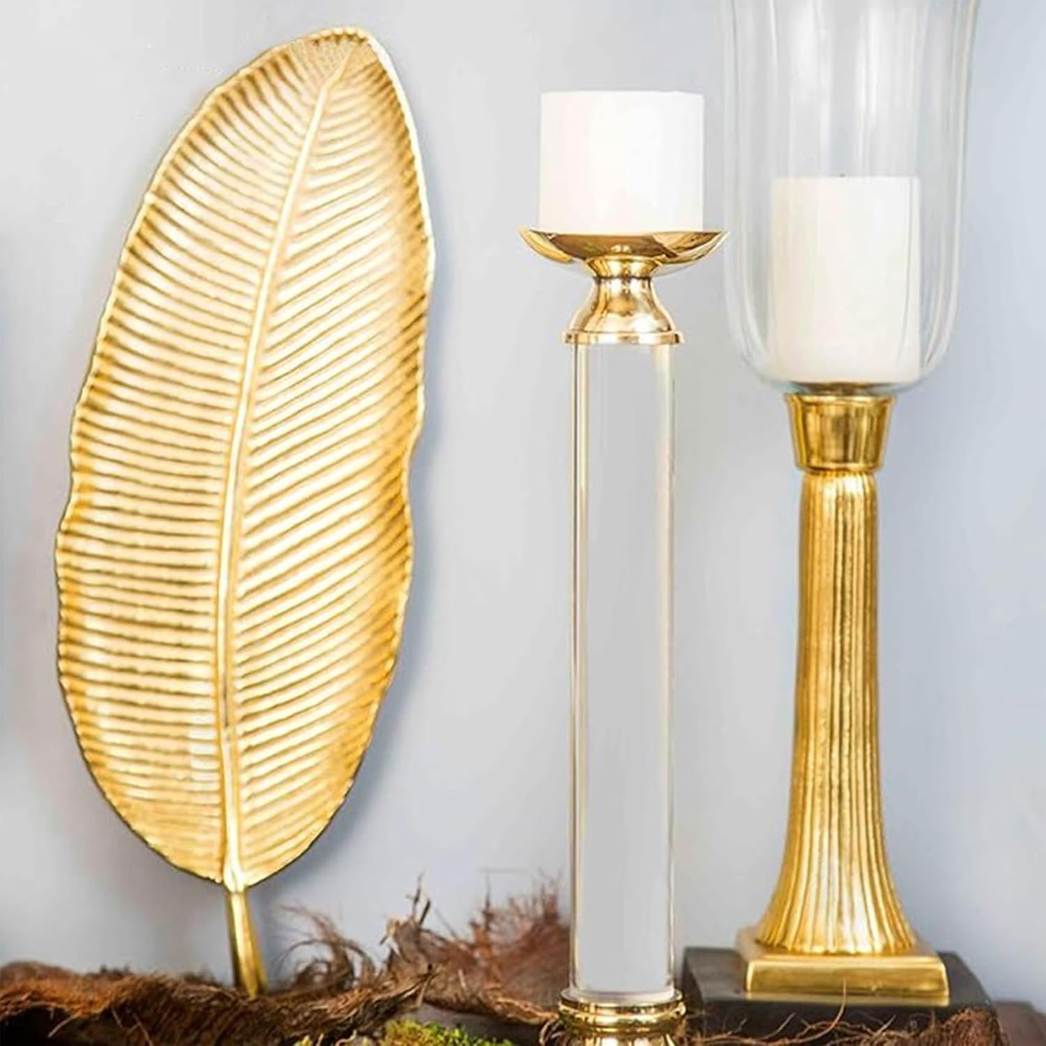 Wetterbeständige Goldfarbe auf Wasserbasis, wasserfeste, langlebige, nicht verblassende Farbe auf Wasserbasis, Blattgoldfarbe auf Wasserbasis für Kunst, Malerei und Kunsthandwerk (Gold, 500g)
