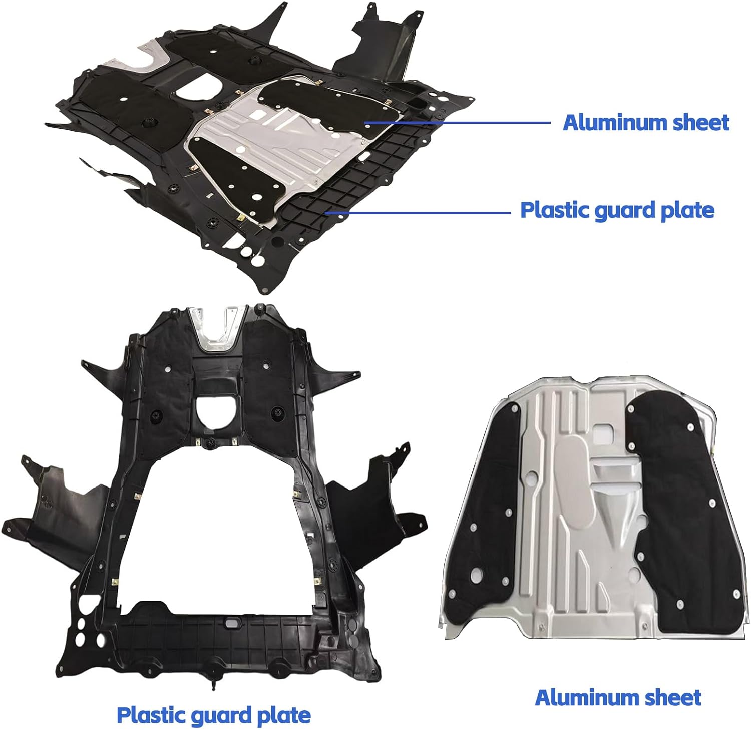 74110-TBA-A00 Lower Engine Splash Shield Guard Compatible with Honda Civic 2016-2021 Replaces 74110TBAA00