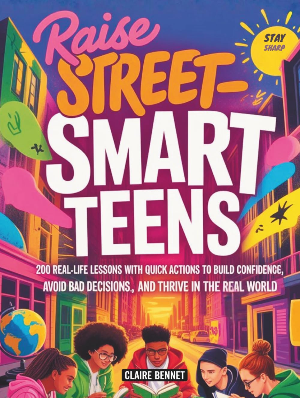Raise Street-Smart Teens: 200 Real-Life Lessons with Quick Actions to Build Confidence, Avoid Bad Decisions, and Thrive in the Real World