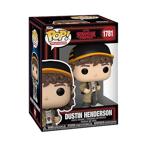 Funko Pop! TV: Stranger Things - Dustin Henderson - Collectable Vinyl Figure - Gift Idea - Official Merchandise - Toys for Kids & Adults - TV Fans - Model Figure for Collectors and Display