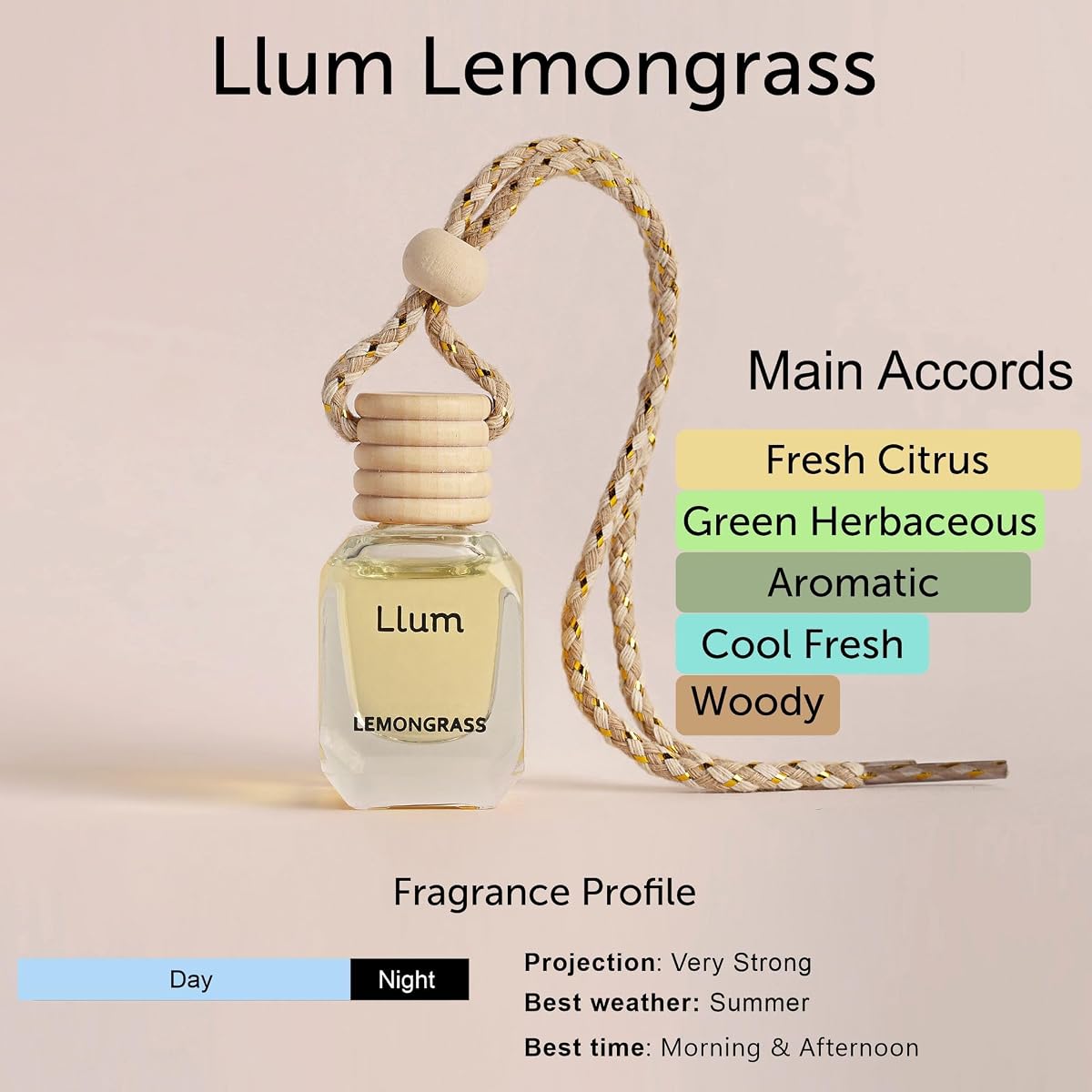 Bamboo & Lemongrass Car Interior Purifier (60ml) view 2
