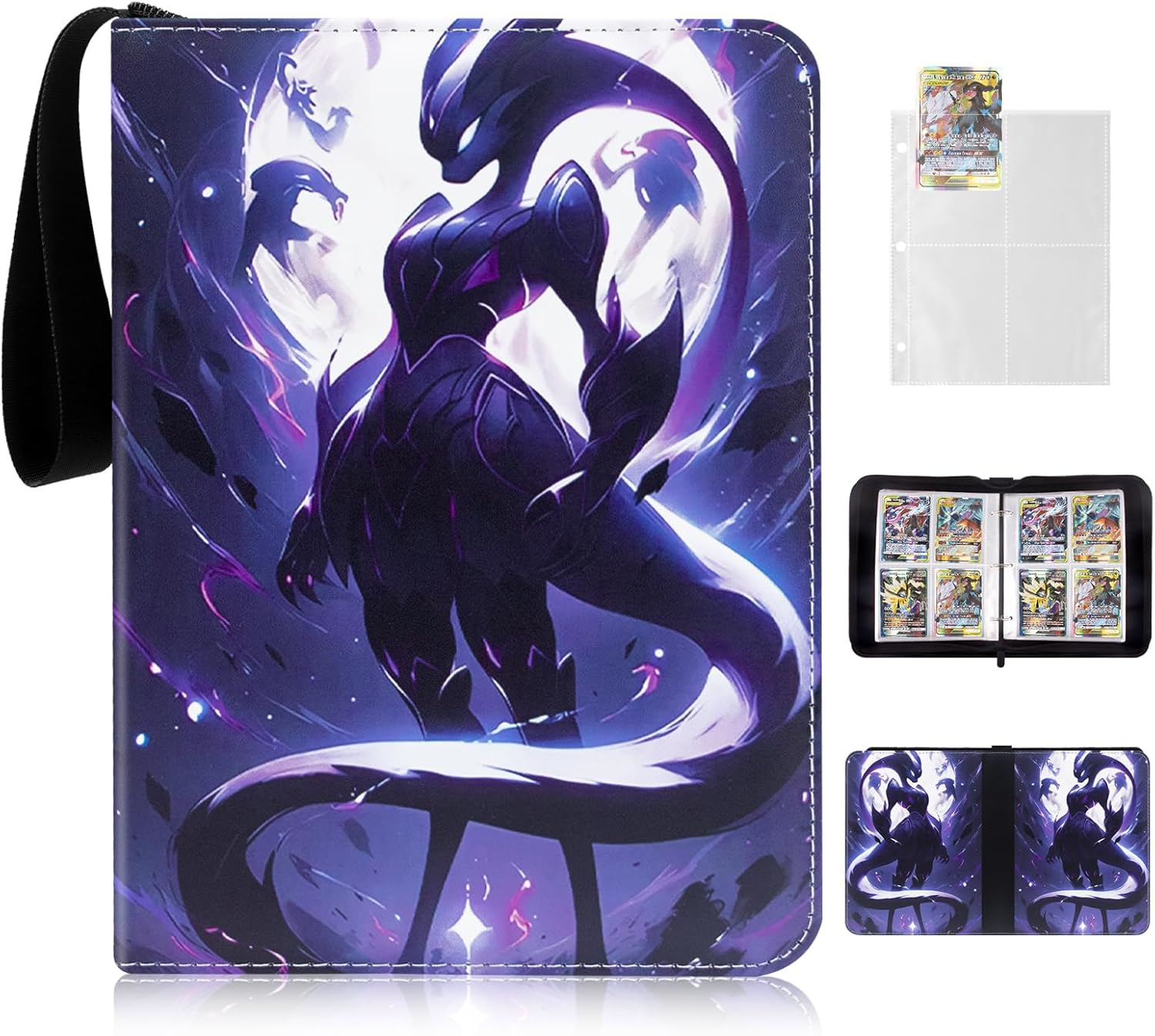 Thingehoy Card Scrapbook, Album with Zip, Scrapbook Stapler for Cards