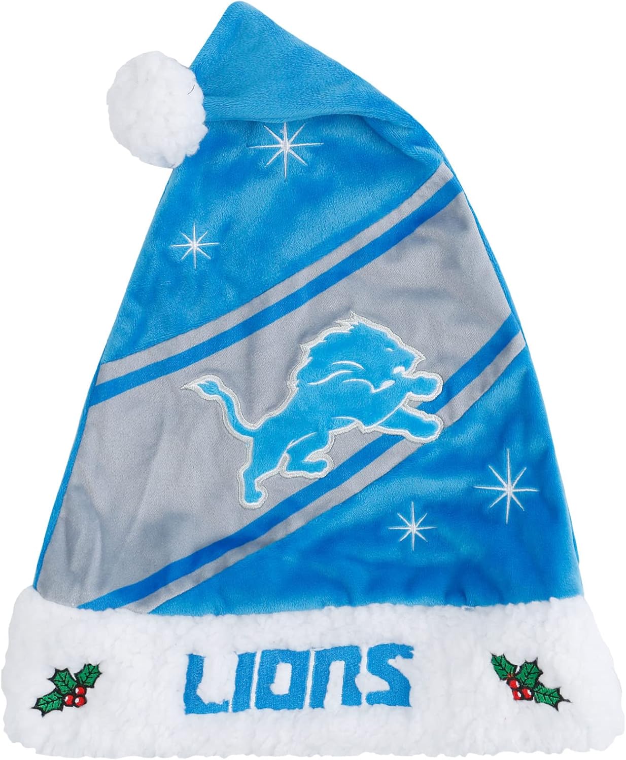 NFL Team Logo High End Holiday Santa Cap Hat