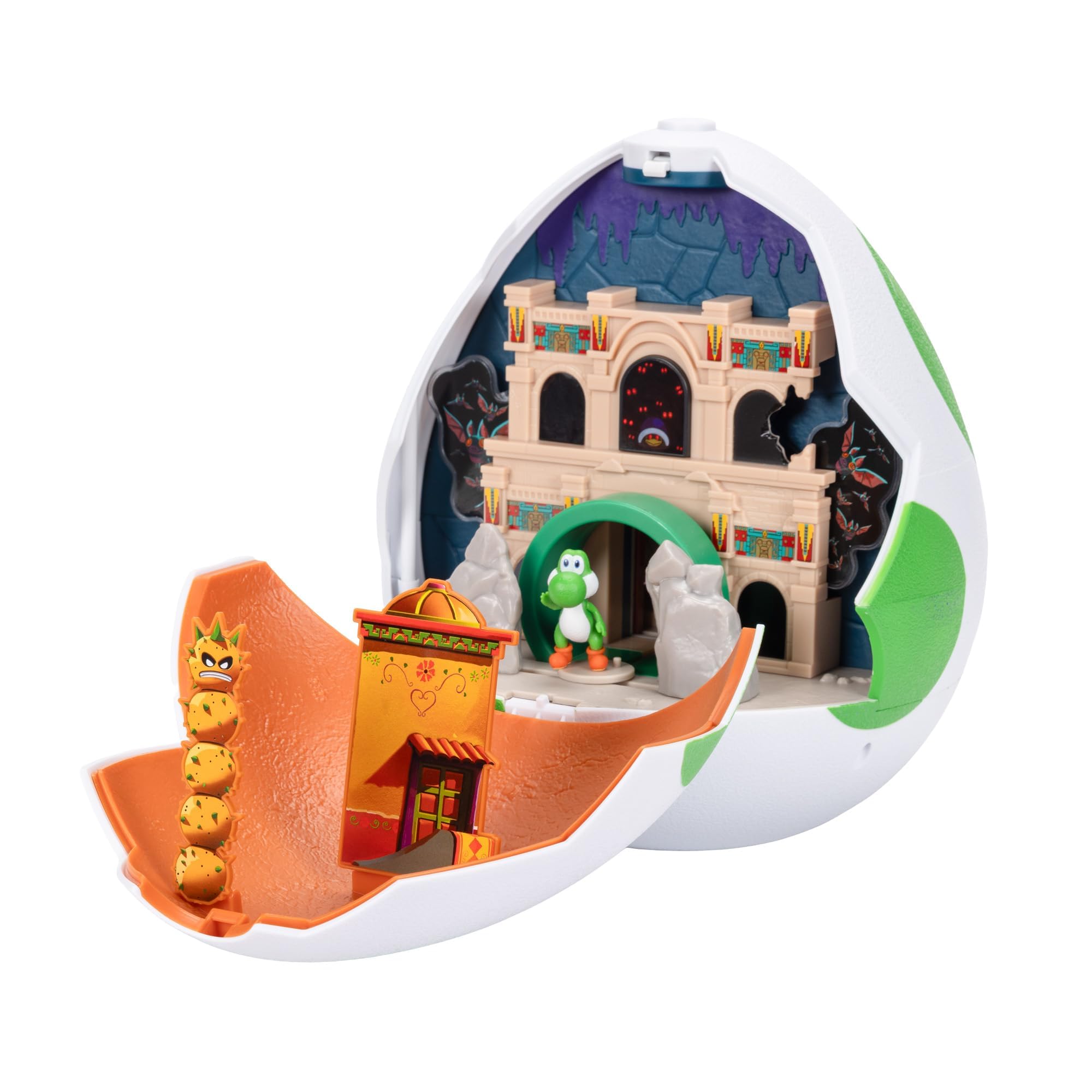 The Super Mario Galaxy Movie Yoshi Egg Playset with 1.5" Mini Figures, Officially Licensed by Jakks Pacific - Image 4