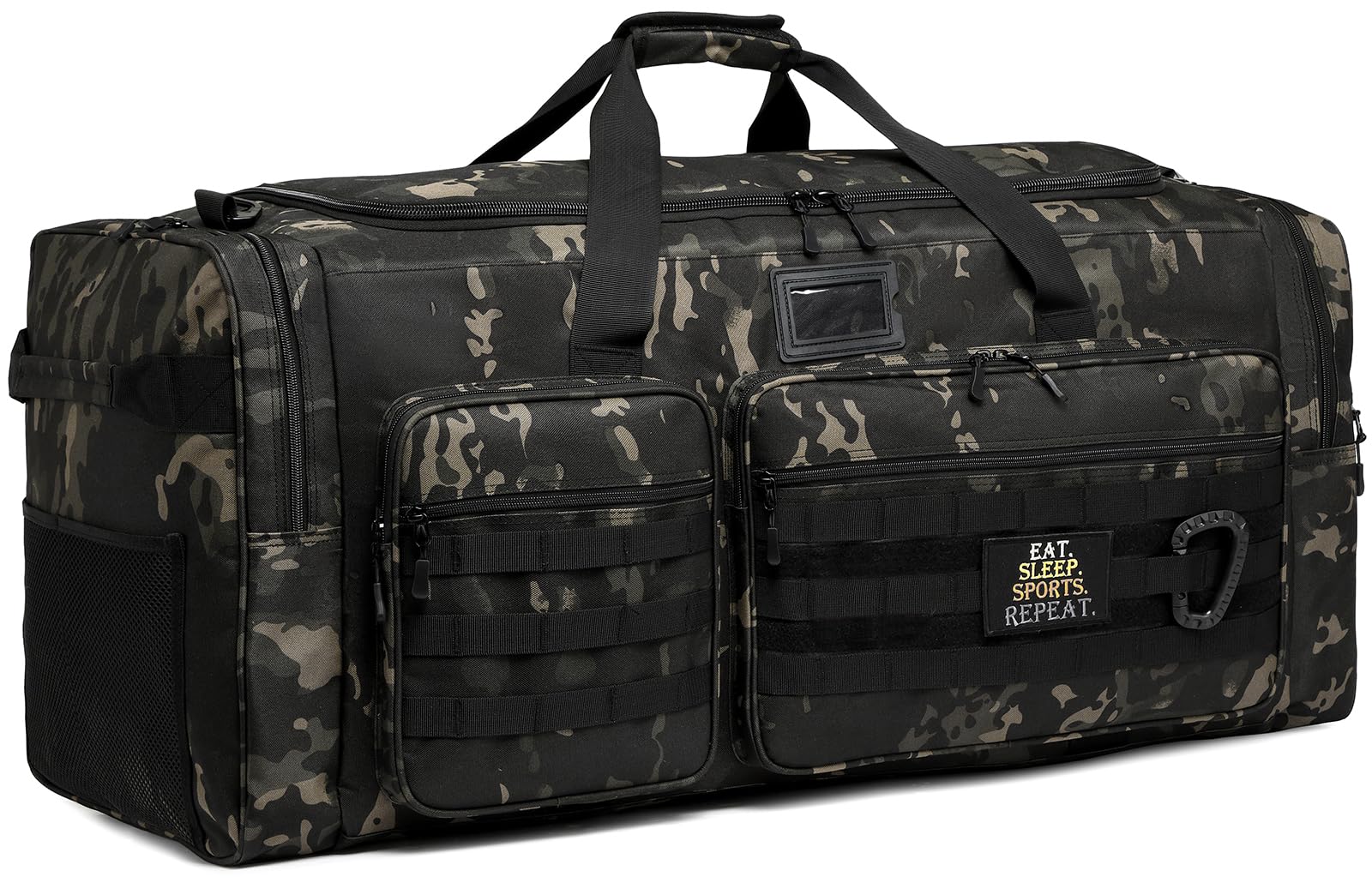 130L große Reisetasche Herren Sporttasche mit Schuhfach+Kühlfach Weekender | XXL, wasserabweisend Nylon, mit Schultergurt, faltbare Sport Tasche für Sauna Gym Training