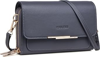 Roulens Small Crossbody Bag for Women,Cell Phone Purse Womens Shoulder Handbags Wallet Purse with Credit Card Slots