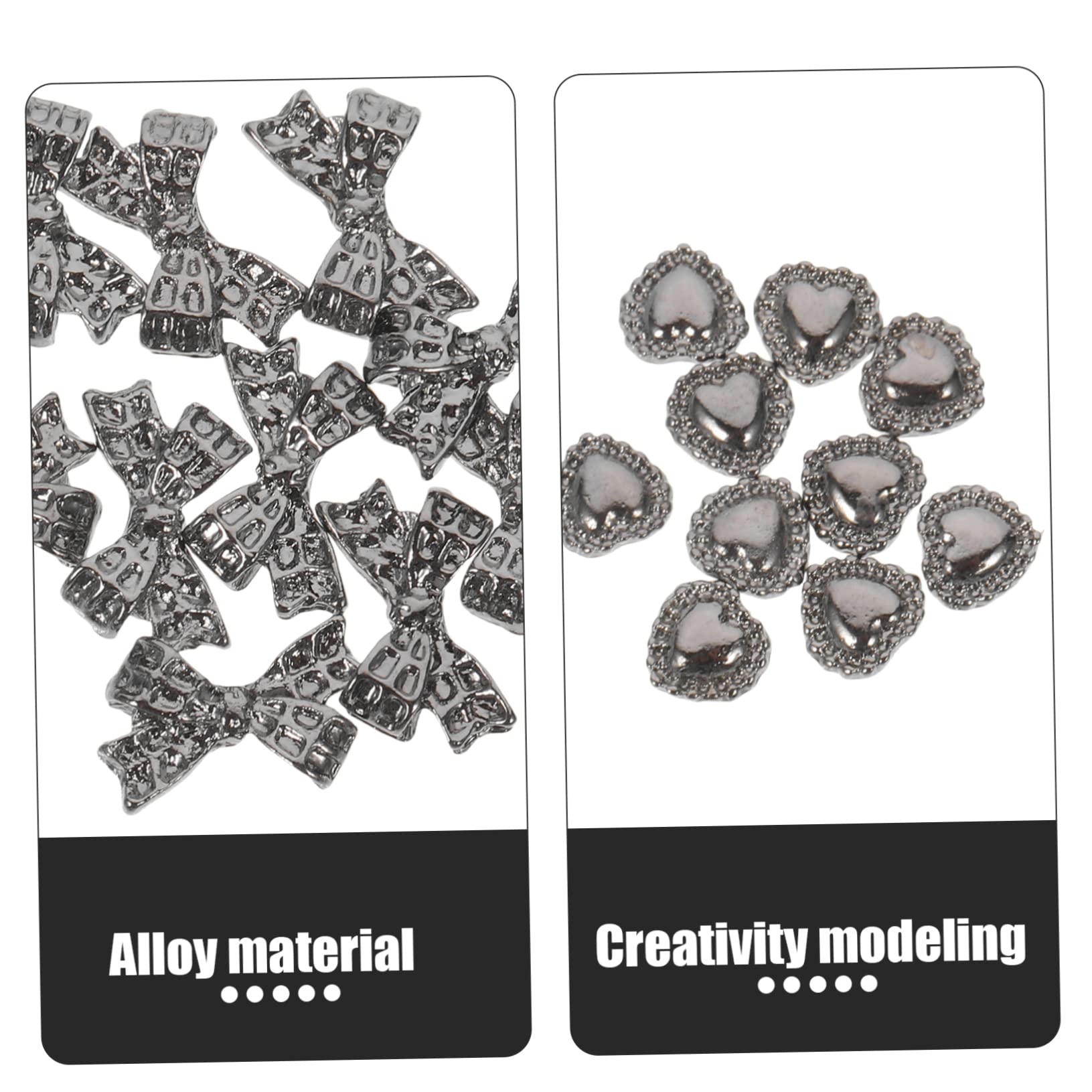 BESTYASH 5 Set Accessori Per Unghie Kit Per Unghie Decorazione Delle Unghie Falso Uv Arredamento Per Unghie Strumento Decorativo Per Unghie Trapano Piatto Silver 30 Pezzi * 5
