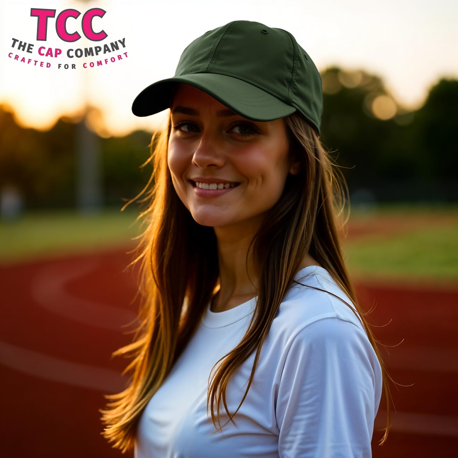 Unisex Classic Baseball Cap | Low Profile Soft Top Unstructured Cotton Baseball Cap | Adjustable Size Buckle for Women Men - Army Green