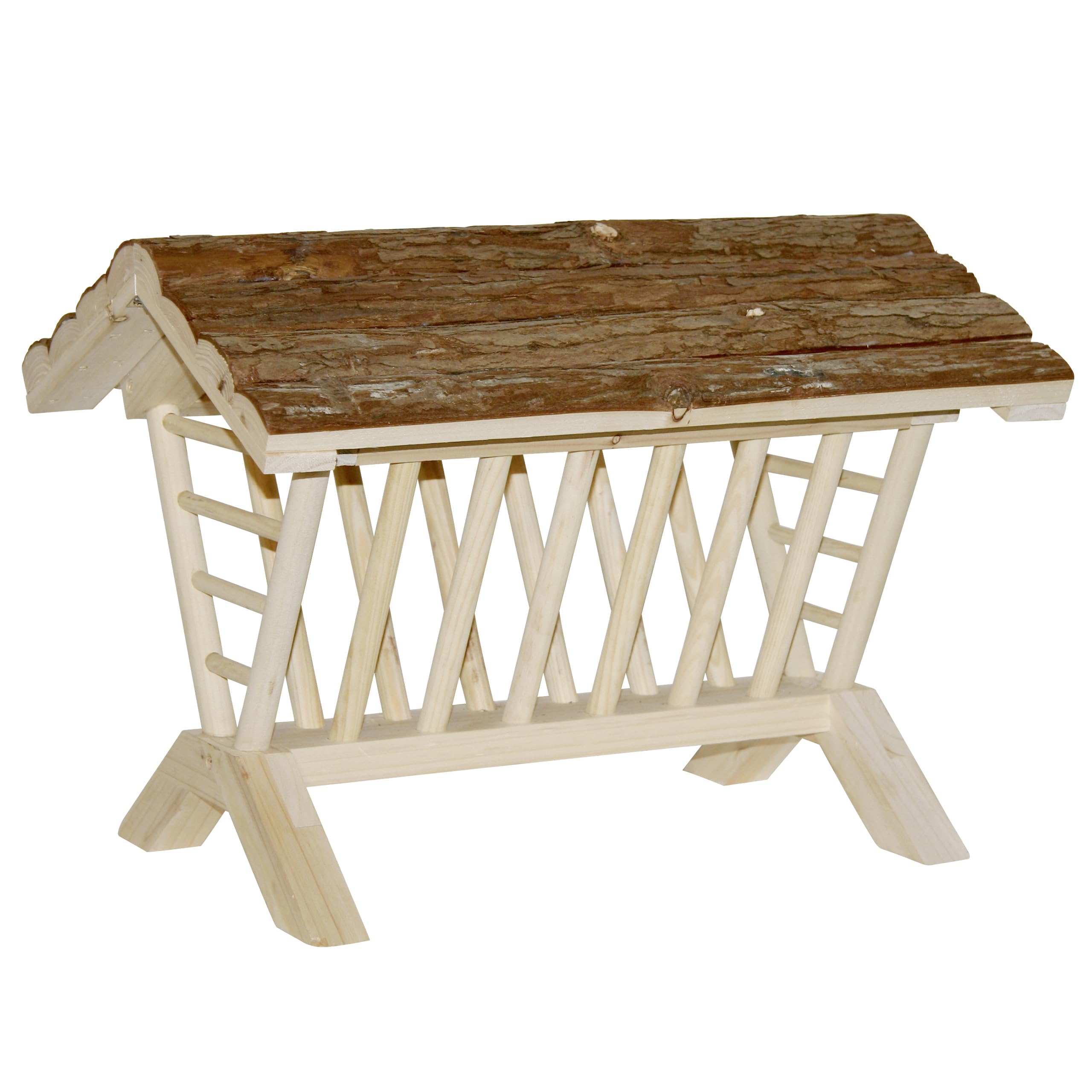 Kerbl Beige Hay Rack For Rodents Nature