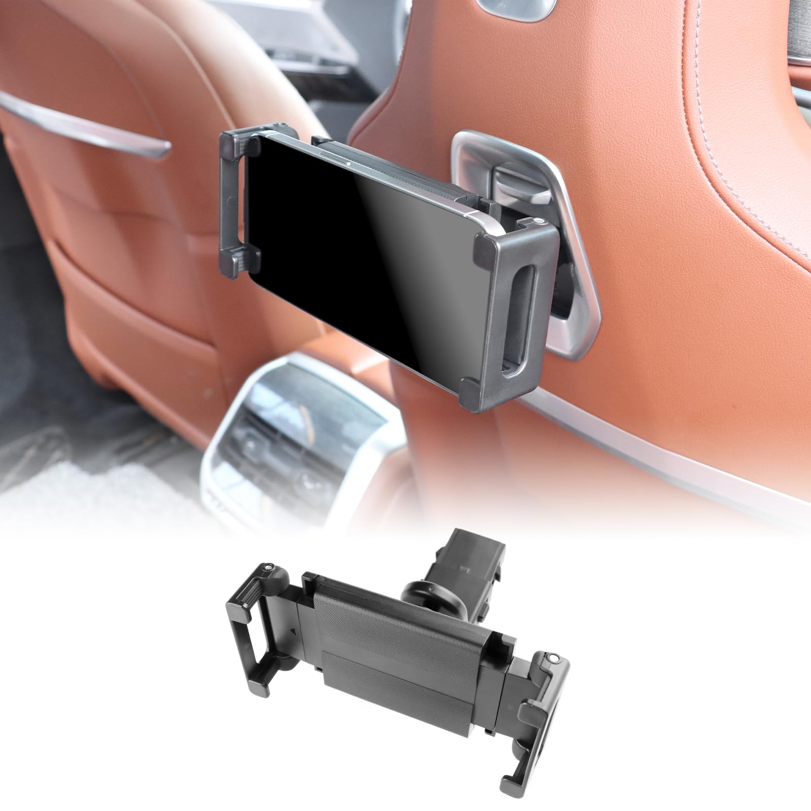 Support pour téléphone portable FDAIUN pour voiture BMW X5 G05 X6 G06 X3 G45 IX i20 Série 5 G60 G61 Série 7 G70 i5 G60 G61 2024 2025 2026 Accessoires Support pivotant à 360° pour voiture pour tablette