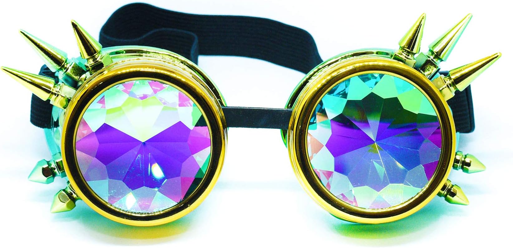 SoJourner BagsKaleidoscope Glasses - Trippy Psychedelic Rave Goggles - Funky Prism Glasses For Raves - Festival Accessories