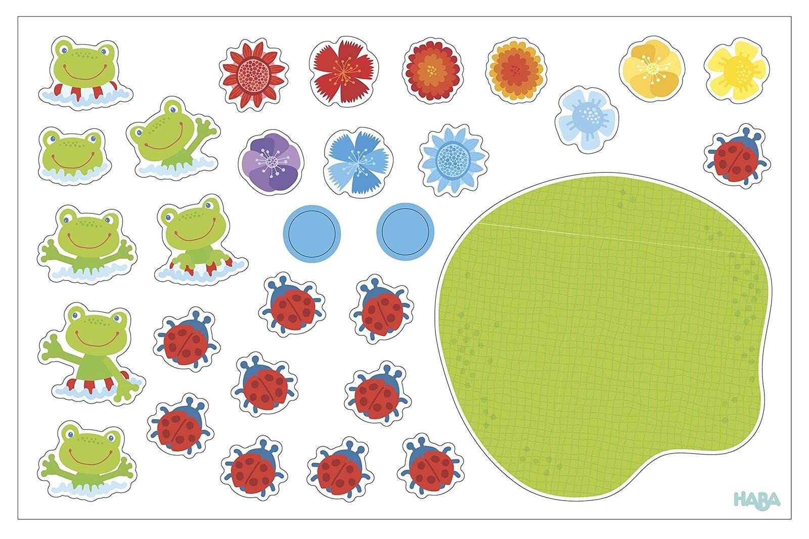 HABA 302589 - Magnetspiel-Box 1, 2, Zählerei, Fröhlich-buntes Zahlen-Legespiel ab 4 Jahren, Zum spielerischen Kennenlernen von Mengen und Lösen erster Rechenaufgaben