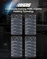 Vista 3 de MOOER Amplificador de auriculares con procesador multiefectos M1, pedales de guitarra bajo con 128 modelos de efectos de guitarra, 21 modelos