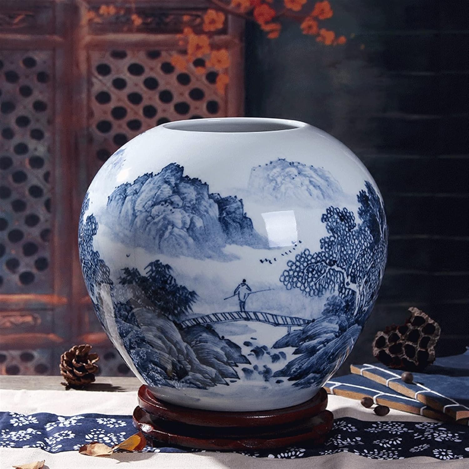 骨董 古道具 丹波立杭焼 雅峰窯 窯変面取花器 花入れ 花瓶