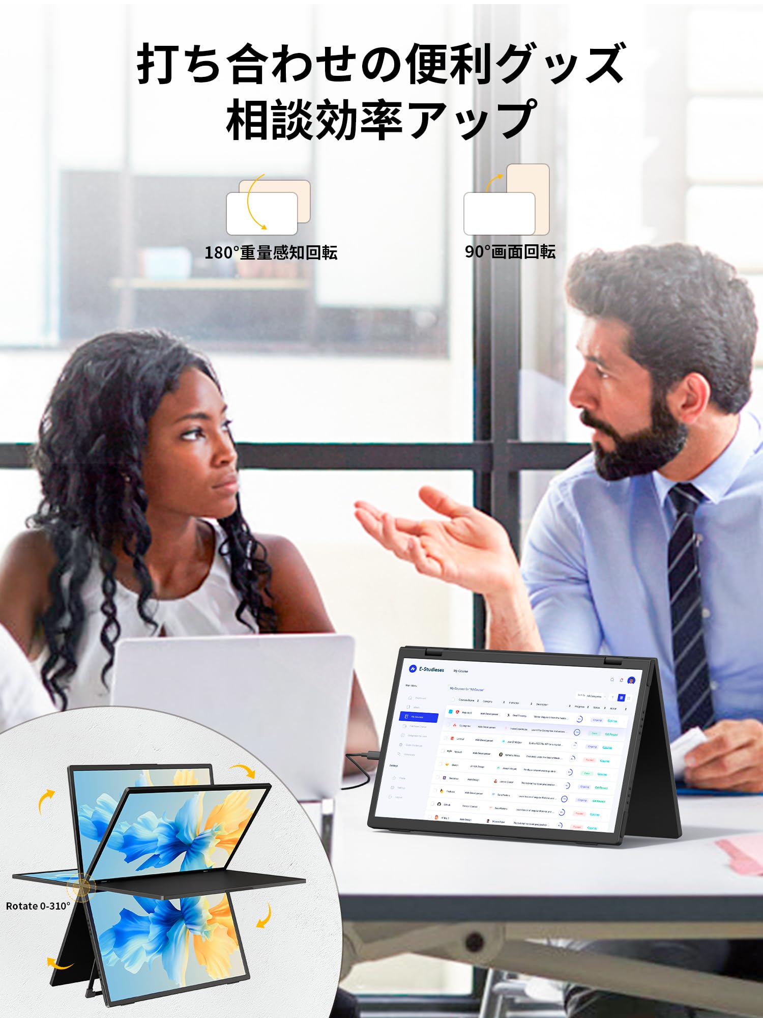 Amazon.co.jp: KEEPTIME デュアル モバイルモニター 15.6インチ