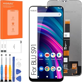 for BLU S91 6.5" Screen Replacement for BLU S91 S0690WW LCD Display Touch Digitizer Assembly with Tools