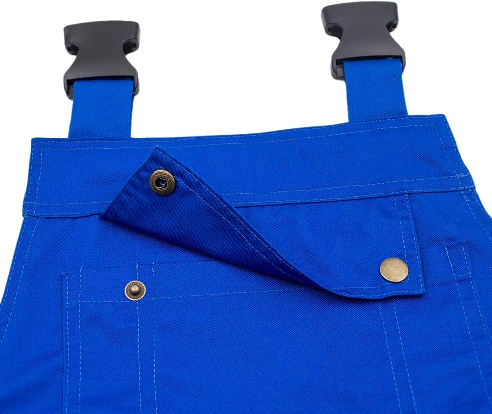 TopTie Men's Bib Overall Mid-weight Coverall Big and Tall with Tool Pockets, Workwear Apparel - Image 4