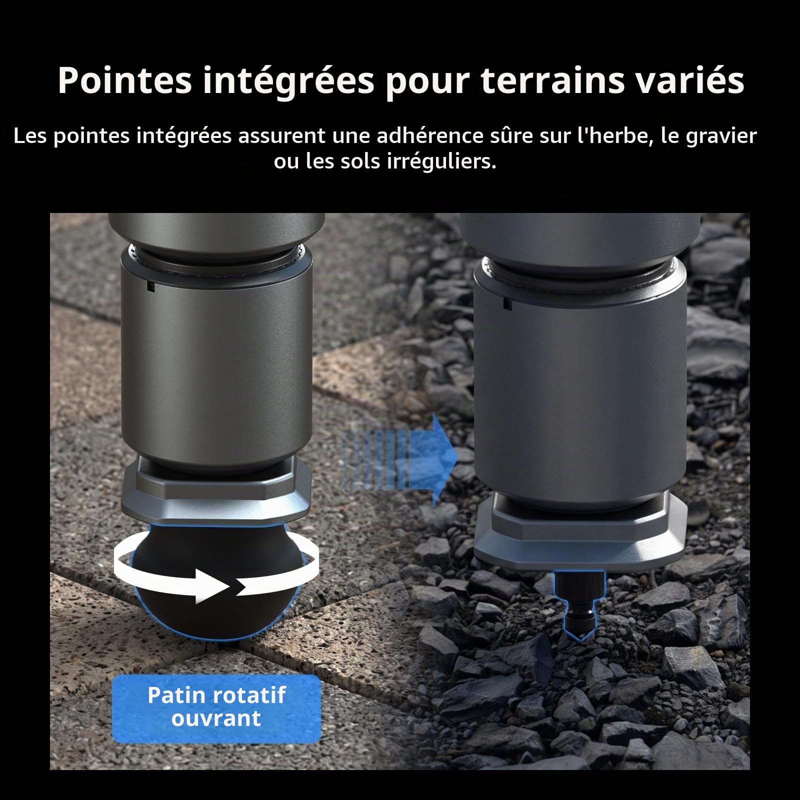 SMALLRIG x Potato Jet TRIBEX Pro Monopode Monopode en Fibre de Carbone